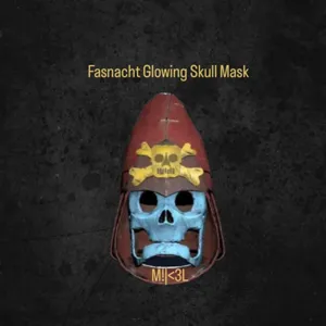Fasnacht Glowing Skull