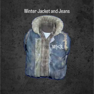 Winter Jacket and Jeans