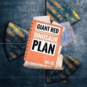 Giant Red Dinosaur Plan