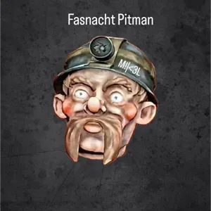 Fasnacht Pitman Mask