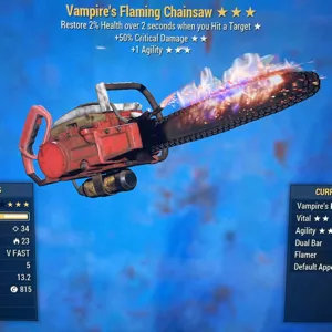 V50c1a Flaming Chainsaw