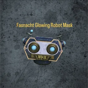 Glowing Robot Mask