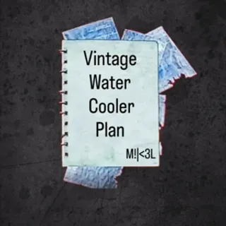 Vintage Water Cooler Pla