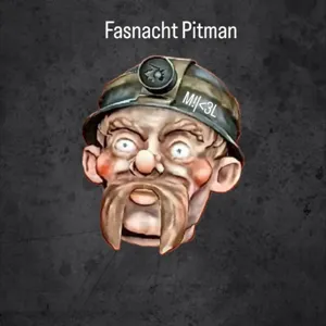 Fasnacht Pitman Mask