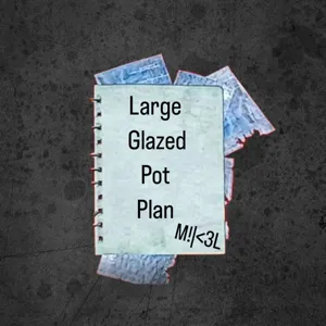 Large Glazeg Pot Plan