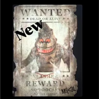 Slasher Wanted Póster 1