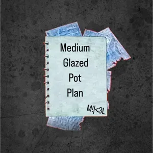 Medium Glazed Pot Plan