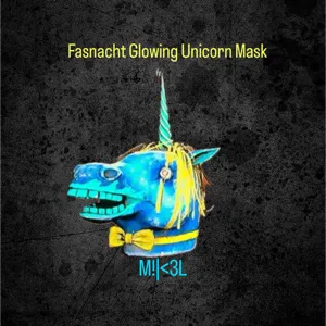 Fasnacht Glowing Unicorn