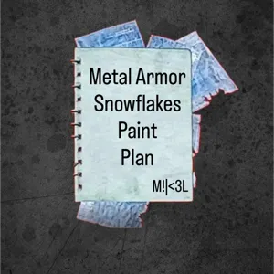 Metal A.Snowflakes Paint