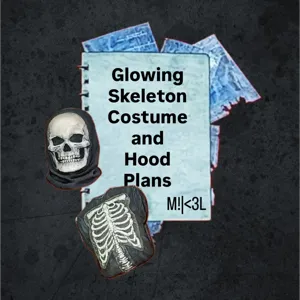 Glowing Skeleton Costume