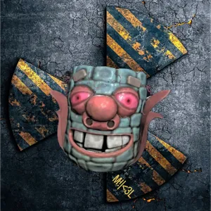 Glowing Corn Cob Mask