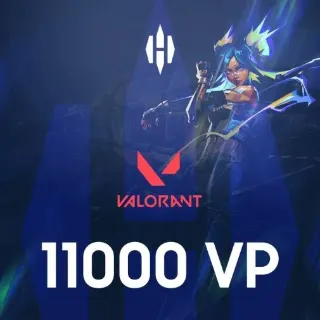 VALORANT 11000 VP GIFT CARD 