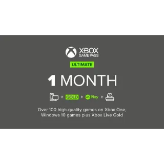 Xbox Ultimate Game Pass 1 Month Activation ✅️