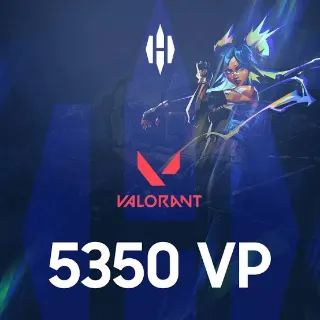 VALORANT 5350 VP GIFT CARD