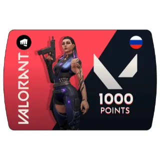VALORANT 1000 VP GIFT CARD 