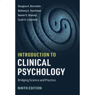 Introduction to Clinical Psychology: Bridging Science and Practice 9th Edition