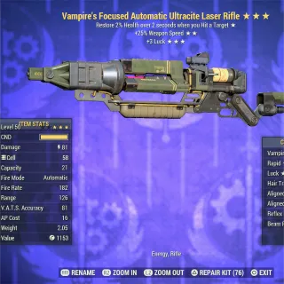 VFFR 3L Ultracite Laser Rifle 