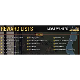 Most Wanted All 16 Plan Reward Bundle 