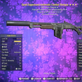 QE Durability Combat Shotgun 