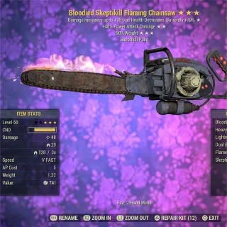 Bloodied PA RW Chainsaw 