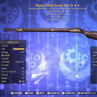 Mutant 5025 Black Powder Rifle 