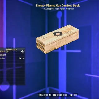 Enclave Plasma Gun Comfort Stock 