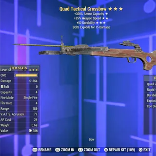 QFFR Durability Crossbow 