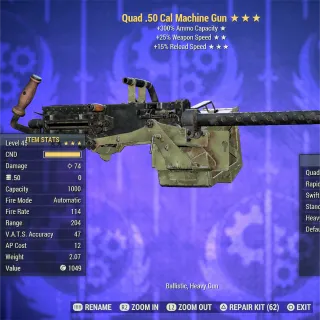 QFFR FR .50 Cal Machine Gun 