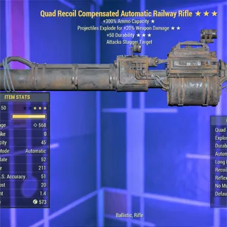 QE Durability Railway Rifle 
