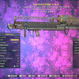 Two Shot VHC RW Fat Man 