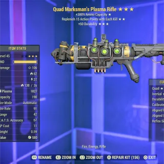 Quad RAP Durability Plasma Rifle 