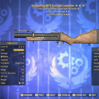 Instigating V50 FR M79 GL 