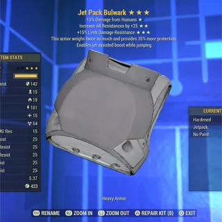 Bulwark with Jet Pack 