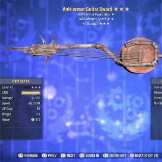 Anti-Armor SSS Guitar Sword 