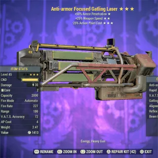 AA2535 NU Gatling Laser 