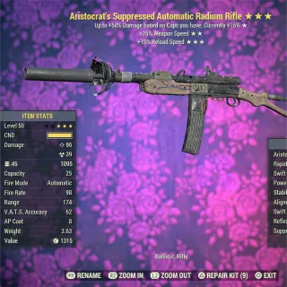 Aristocrat FFR FR Radium Rifle 