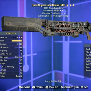 Q5035  Gauss Rifles 