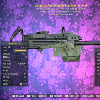 Vampire VHC FR Auto Grenade Launcher