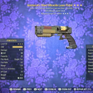 Aristocrat FFR Durability Ultracite Laser 