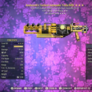 Aristocrat DWA FR Tesla Rifle 