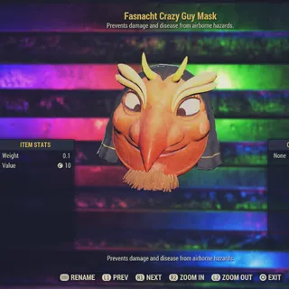  Fasnacht Crazy Guy Mask