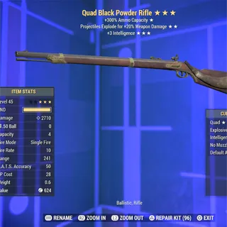 QE 3I Black Powder Rifle 
