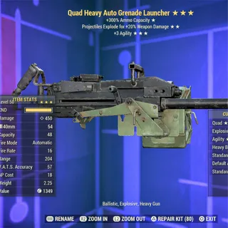 QE 3A Auto Grenade Launcher AGL 