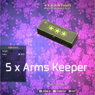 5 x Arms Keeper Mod Box WWR 