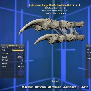 Anti-Armor PA 35 Deathclaw Gauntlet 
