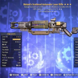 Mutant VHC FR NU Laser Rifle 