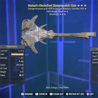 Mutant SS RW Sheepsquatch Club 