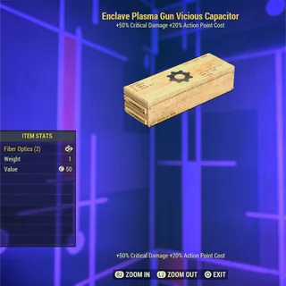 Enclave Plasma Gun Vicious Capacitor 