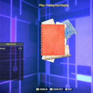 Plan Fishing Rod Display 