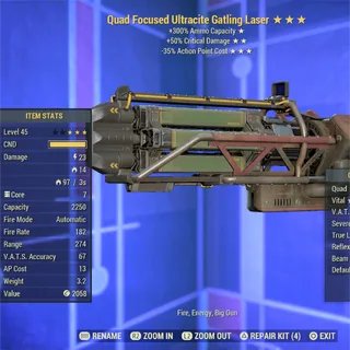 Q5035 Ultracite Gatling Laser 